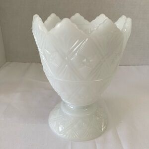 E.O. Brody Co Milk Glass Vase Made in USA (EO)